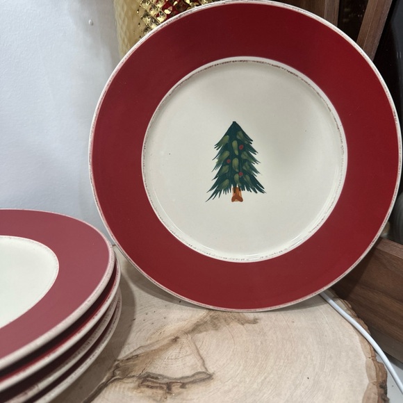 Pier One Christmas Plates